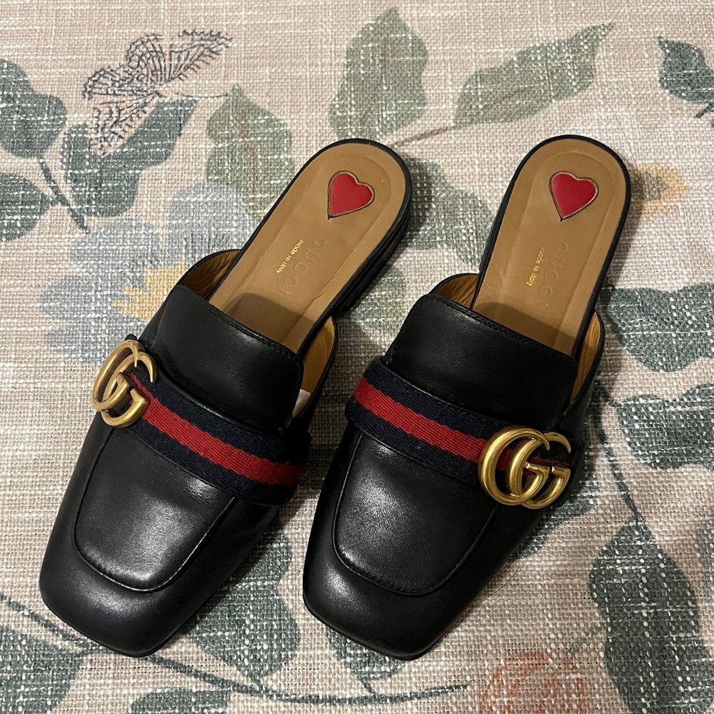 Gucci Peyton GG Mules